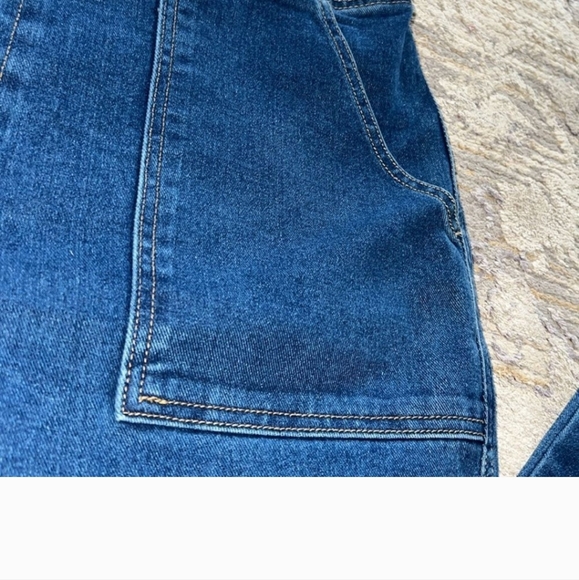 Knox Rose women's jeans XXL Straight leg high rise elastic waist NWT - Picture 6 of 15